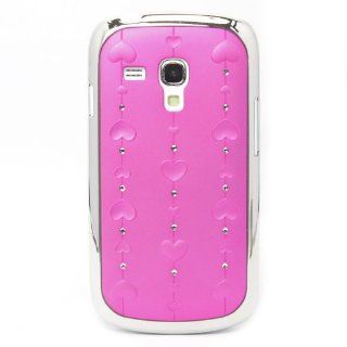 Wall Love Rhinestone Case Cover For Samsung Galaxy S3 III Mini i8190 Rose: Cell Phones & Accessories