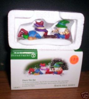 Department 56 North Pole Series "Check This Out"  Holiday Collectible Buildings  