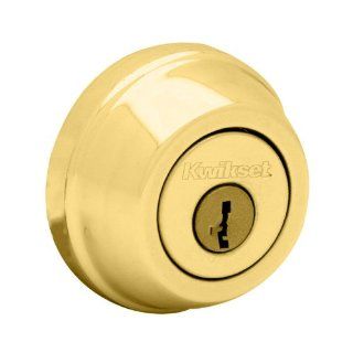 Kwikset 785 L03S 780 Signature Series Deadbolt Lifetime Polished Brass   Door Dead Bolts  