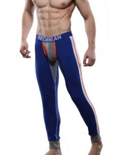 SEOBEAN Mens Long John Thermal Underwear Cotton Pants 5 Colors (L, 2171[Blue]) at  Mens Clothing store: Thermal Underwear Bottoms