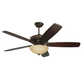 Emerson CF787VNB Carrera Grande Indoor/Outdoor Ceiling Fan, 54 Inch, 60 Inch or 72 Inch Blade Span, Venetian Bronze Finish, Blades Sold Separately   Ceiling Porch Lights  