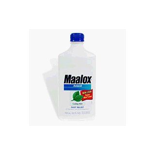 Maalox Liquid Regular Strength Antacid / Antigas, Mint 26 fl oz (769 ml) Health & Personal Care