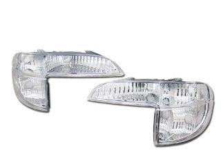 Depo Chrome Clear Signal Corner Lights Lamps Ford Explorer Mountaineer: Automotive