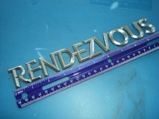Buick "Rendezvous" CXL Rear Script Used Emblem Badge Nameplate Liftgate: Everything Else