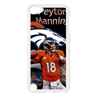 Custom DIY Design 6 Sports NFL Denver Broncos Star Peyton Manning Print White Case With Hard Shell Cover for iPod Touch 5th Cell Phones & Accessories