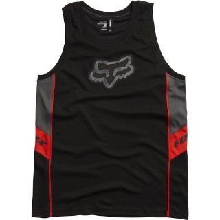 Fox Racing Lazer Jersey Men's Tank Casual Wear Sleeveless Shirt   Black / Small: Automotive