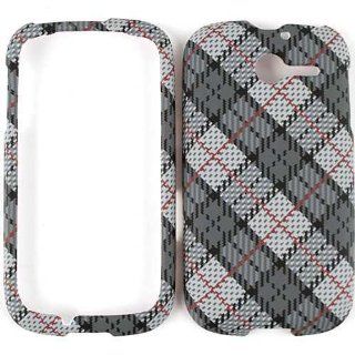 SMOOTH FINISH COVER FOR HUAWEI ASCEND Y CASE FACEPLATE HARD PLASTIC PLAID TE370 M866 CELL PHONE ACCESSORY: Cell Phones & Accessories
