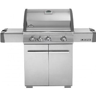 NAPOLEON 3 Burner Stainless Steel Natural Gas Grill with Infrared Rear Burner : Freestanding Grills : Patio, Lawn & Garden