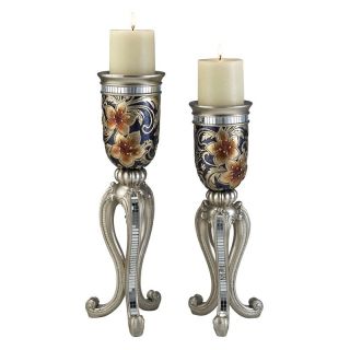 Cherry Blossom Candleholder   Set of 2   Candle Holders