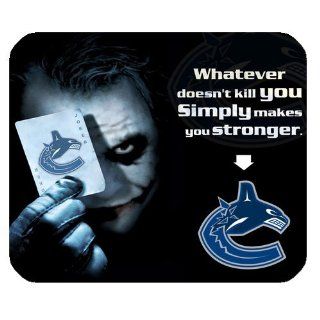 Custom Personalized NHL Vancouver Canucks With Joker Poker Cool Durable Printing Rectangle Mouse Pad: Electronics