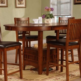 Graham 60 in. Oval Counter Height Table with Leaf   Dining Tables