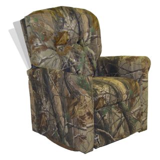 Dozydotes Contemporary Rocker Recliner   Camouflage Green   Kids Recliners