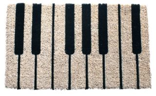 Piano Hand Woven Coir Doormat   Outdoor Doormats