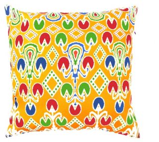 Divine Designs Berry Outdoor Pillow   20L x 20W in.   Yellow   Outdoor Pillows