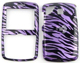 Pantech Reveal c790 Transparent Design, Purple Zebra Hard Case/Cover/Faceplate/Snap On/Housing/Protector: Cell Phones & Accessories