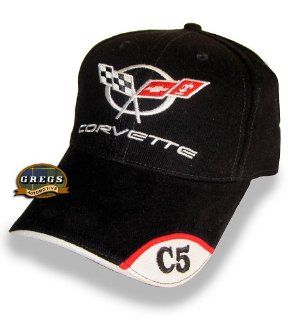 Corvette C5 Hat Cap in Black (Apparel Clothing): Automotive