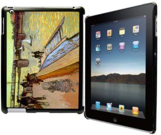 Rikki KnightTM Van Gogh Art Bridge Design Black Snap on Case for Apple iPad 2   The New iPad (3rd Generation)   iPad 4: Computers & Accessories