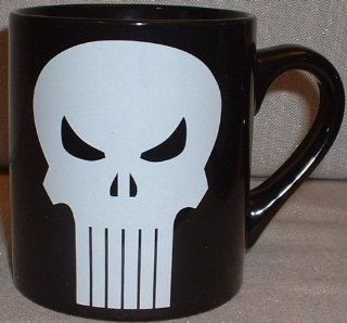 Marvel Comics PUNISHER Skull 14 oz Ceramic Coffee MUG: Kitchen & Dining