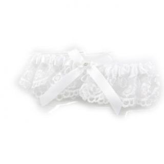 Garter "Angelique"white. at  Womens Clothing store: