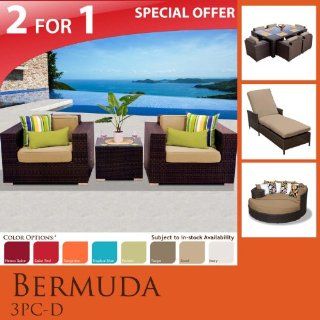 Bermuda 12 Piece Outdoor Wicker Patio Furniture Set B03dmczb : Outdoor And Patio Furniture Sets : Patio, Lawn & Garden