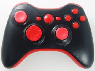 Xbox 360 Black/Red Rapid Fire Modded Controller 35 Mode for COD Ghosts Black Ops 2 Cod Mw3 Drop Shot Jump Shot Jitter: Video Games