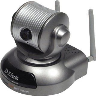 D Link DCS 5300W Wireless Internet Camera, Pan/Tilt, 802.11b, Built in Mic: Electronics
