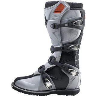 Fox Racing Tracker Youth Motocross/Off Road/Dirt Bike Motorcycle Boots   Metallic/Silver / Size 6 Automotive