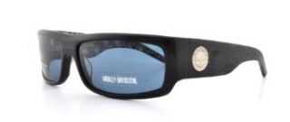 Harley Davidson HDX 805 Black (BLK 3) Rectangle Sunglasses [Eyewear]: Clothing
