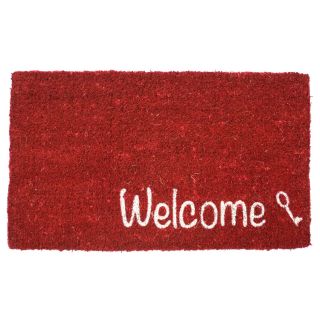 Key Welcome Hand Woven Coir Doormat   Outdoor Doormats