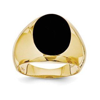 14k Men's Onyx Ring: Jewelry Brothers Ring: Jewelry