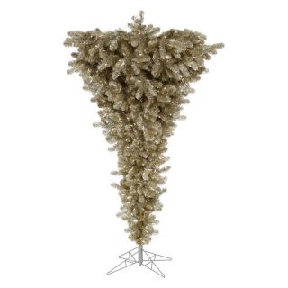 Vickerman 7.5 ft. Champagne Upside Down Dura Lit Christmas Tree   Christmas Trees