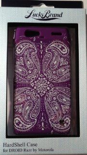 Lucky Brand Hardshell Snap on Case Cover For Motorola Droid RAZR: Cell Phones & Accessories