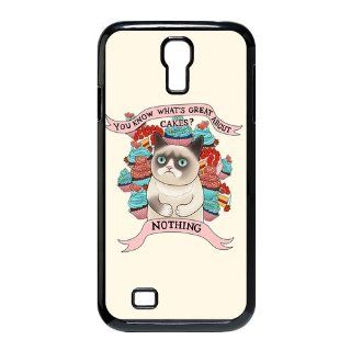 Custom Grumpy Cat Cover Case for Samsung Galaxy S4 I9500 S4 839: Cell Phones & Accessories
