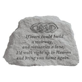 If Tears Could Build A Stairway Memorial Stone   Celtic Knot Design   Garden & Memorial Stones