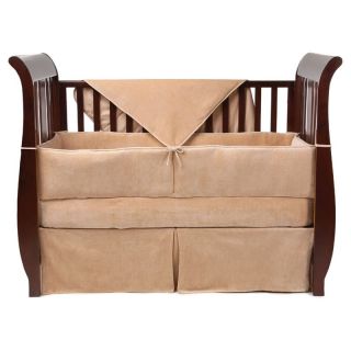 American Baby Company Organic Cotton Velour 4 Piece Crib Bedding Set   Baby Bedding Sets