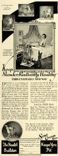1928 Ad Battle Creek Sanitarium Equipment Oscillator Fitness Belt Dorothy Knapp   Original Print Ad  