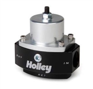 Holley 12 845 8AN Inlet / 2 x 6AN Outlet 4.5 9 PSI Adjustable Bypass Billet Fuel Pressure Regulator: Automotive