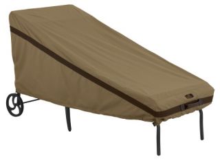 Classic Accessories Hickory Chaise Cover   Tan   Outdoor Furniture Covers