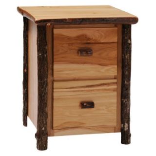 Fireside Lodge Hickory File Cabinet   2 Drawer   File Cabinets