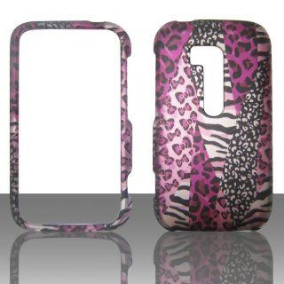 2D Pink Safari Nokia Lumia 822 / Atlas Verizon Case Cover Hard Phone Snap on Cover Case Protector Faceplates: Cell Phones & Accessories