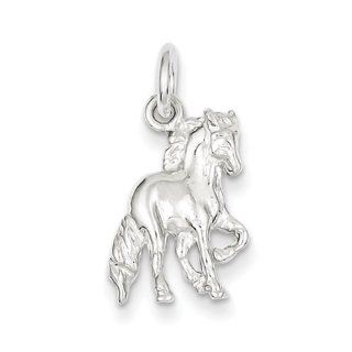 Sterling Silver Horse Charm: Pendant Necklaces: Jewelry