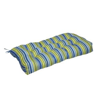 Greendale Home Fashions Indoor Seat Cushion   42 x 21 in.   Vivid Stripe   Bench Cushions