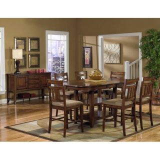 Progressive Furniture Fargo 5 Piece Pedestal Counter Height Dining Table Set   Dining Table Sets