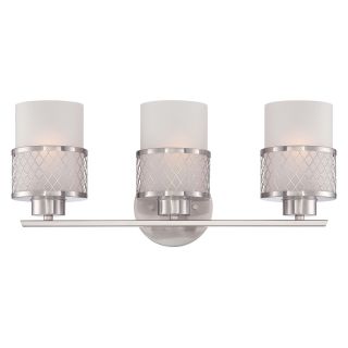 Nuvo Fusion 60/4683 3 Light Vanity   19W in.   Brushed Nickel   Bathroom Lighting