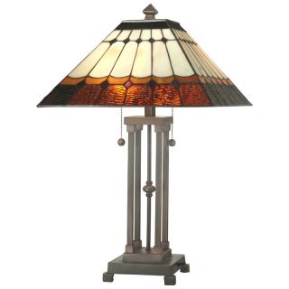 Dale Tiffany Diamond Mission Table Lamp   Table Lamps
