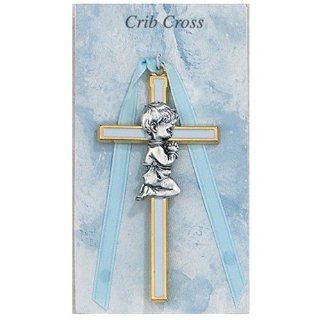 Blue Boy Crib Cross: Unknown: Jewelry