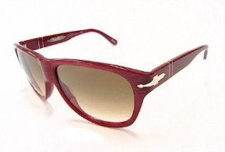 PERSOL 2962 S Sunglasses 2962S Dark Red Striped 854/51 Shades: Clothing