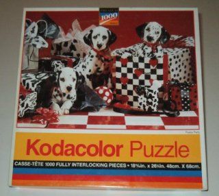 Kodacolor 1000 Piece Jigsaw Puzzle: PUPPY PARTY: Toys & Games