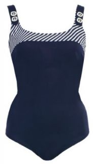 MSF834 Missy Sporty Retro One Piece Stripes with Button Bathing Suit at  Womens Clothing store: Fashion One Piece Swimsuits
