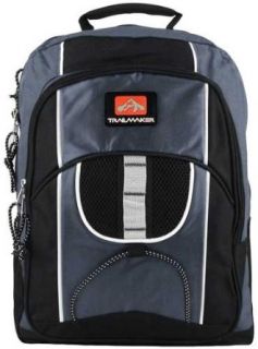 TrailMaker Gray Sportive Multipurpose Student School Backpack/ Outdoor Backpack/ Bookbag: Clothing